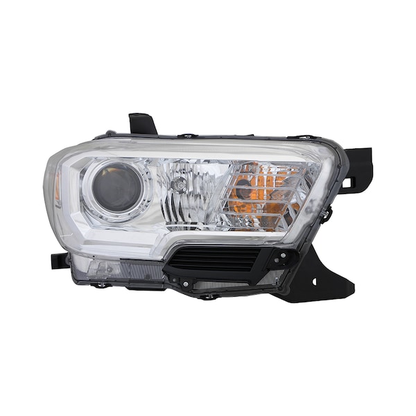 Eagle Eyes RH H/LMP ASSY COMP; HALOGEN; W/O LED DRL; W/O FOG LAMPS; CHR BEZEL TACOMA 2016-18 TY1289-B001R - main